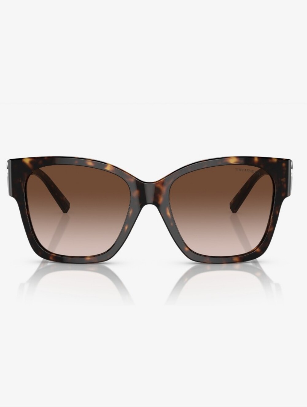 Tiffany Tortoiseshell Cat-Eye Women's Sunglasses - Brown Lenses